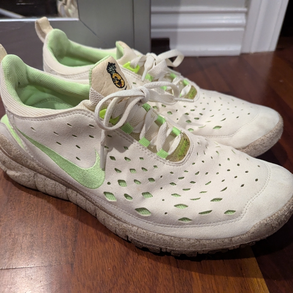 Nike Free Run Trail PRM CZ9079-100 Coconut Milk Lime Glow Happy Pineapple 13